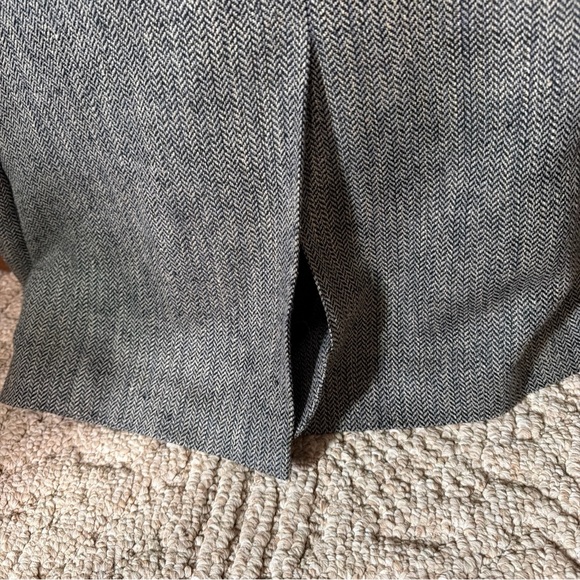 Towncraft Gray Herringbone Silk Sport Coat Blazer - Picture 7 of 15